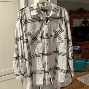 John Mark brand shirt with velvet back size L